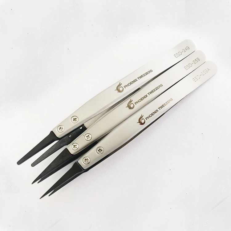 non-magnetic stainless steel precision tweezers