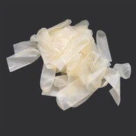 Cotiau Bysedd Gradd Ddiwydiannol Tryloyw heb eu rholio